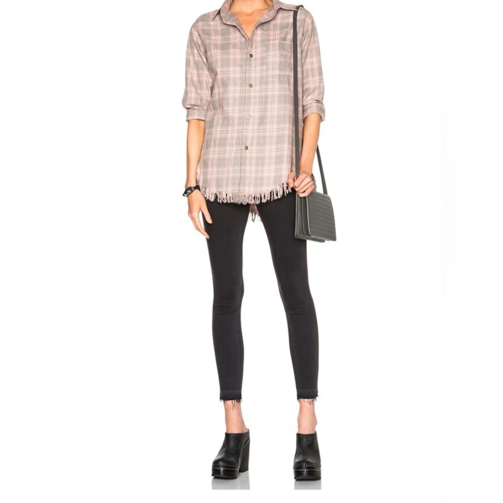 Current/Elliott Stiletto Carlsbad Black w/Released Hem | Sz 30